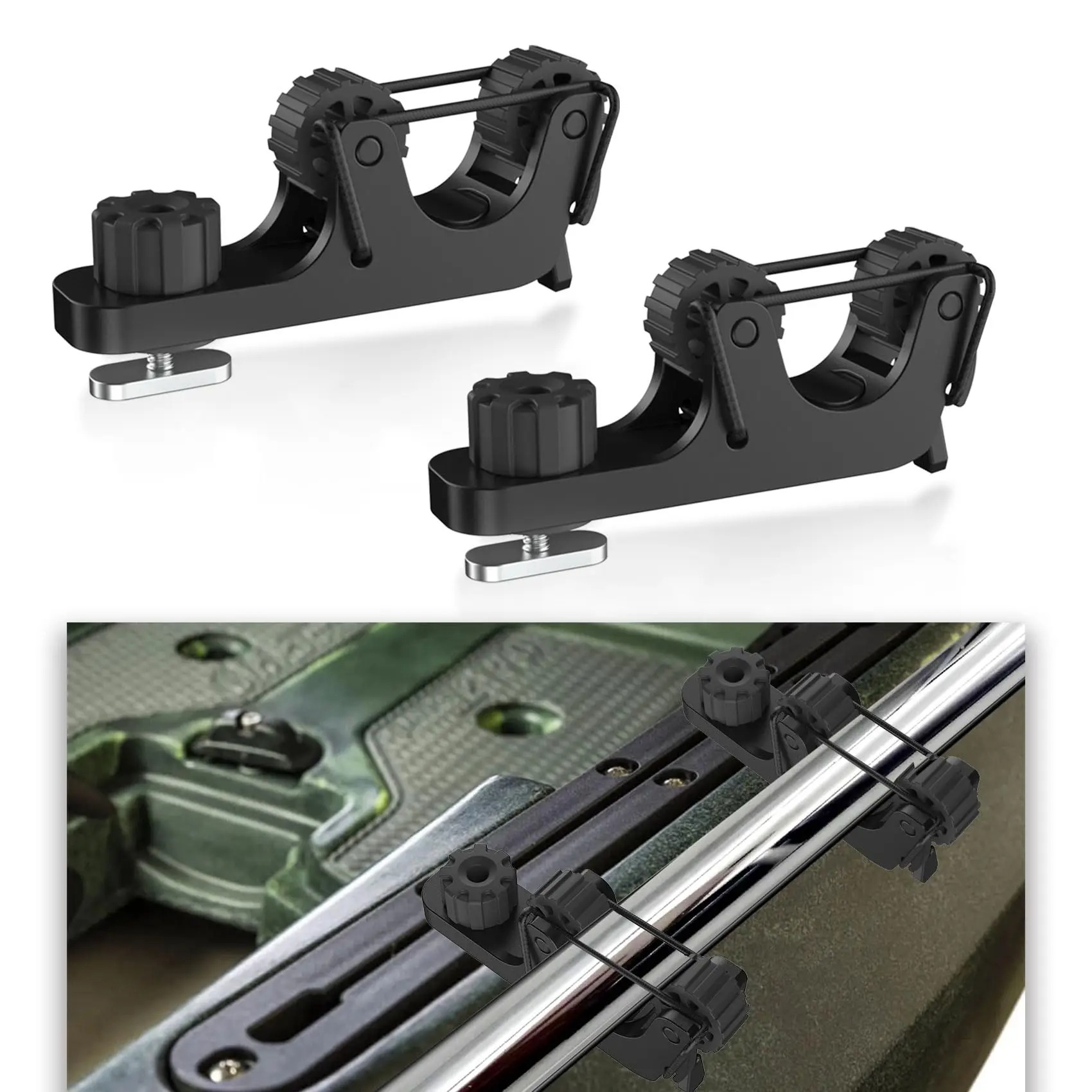 Kayak Paddle Holder Track Moun - Fishing Kayak Cart 评论和价格